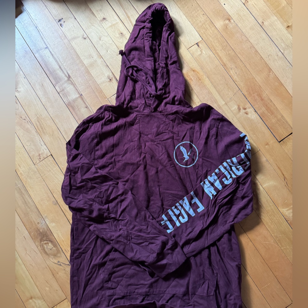 American Eagle Maroon Hoodie